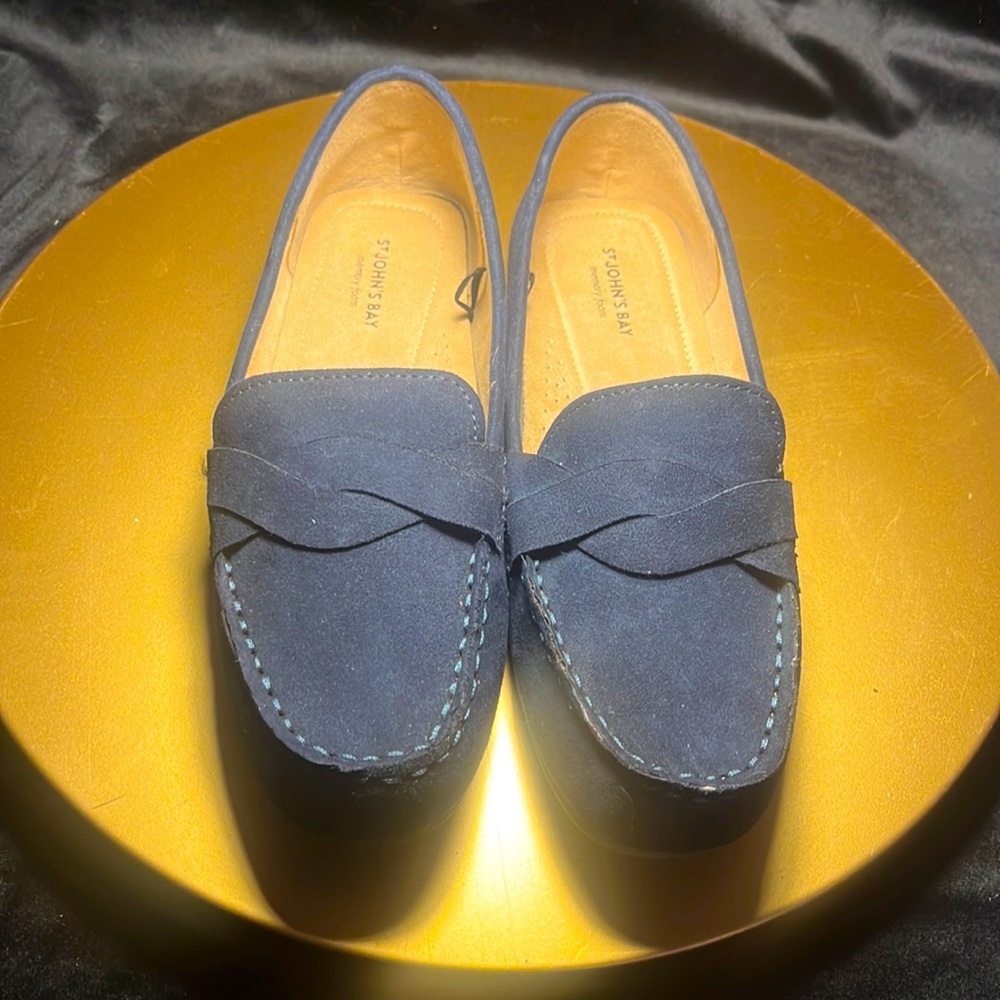 St. John’s bay memory foam navy loafers